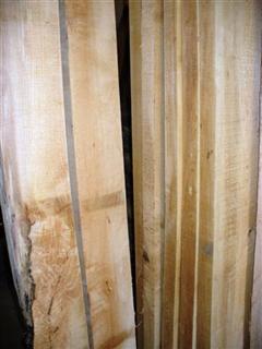 4/4 (1-inch thick) Kiln dried Maple; various widths-$2 per board foot